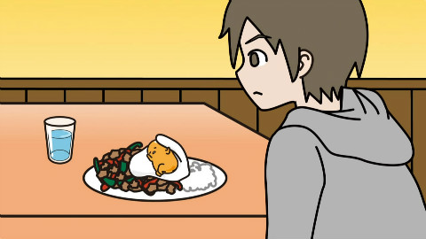 懒蛋蛋动画短片 第410话「ガパオ (泰国料理)」(11/18放送)【柚子醋字幕】